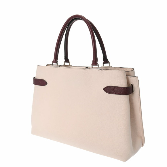 LOUIS VUITTON Lock Me Day Rose Pink Soir Quartz Calfskin Tote Bag - Picture 2 of 9